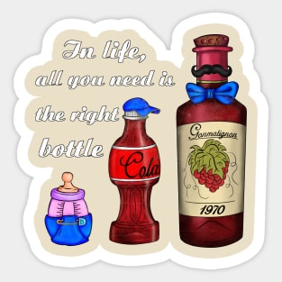 Bottle of life Sticker